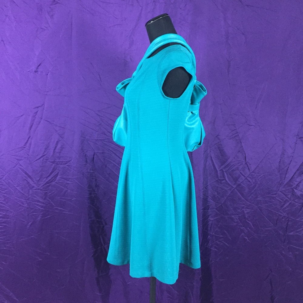 Turquoise Mini Dress - Picture 3 of 4